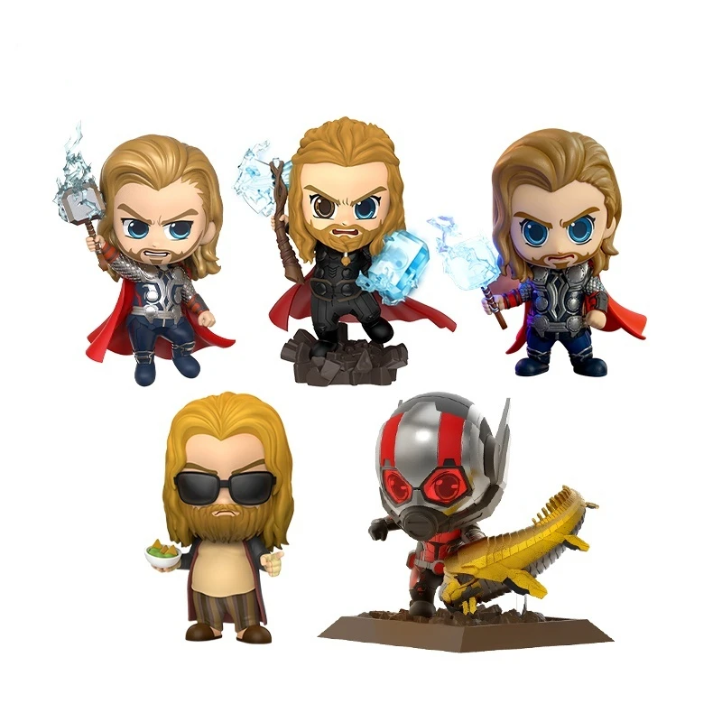 شخصيات لعبة Avengers 4 Cosbaby عالية الجودة قابلة للجمع، تصميم Thor Ant-Man الأصلي، ألعاب وهوايات الحركة عالية الجودة