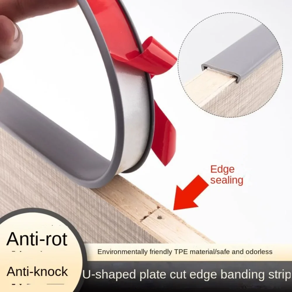 Cinta autoadhesiva para bandas de borde, tablero de madera para muebles, gabinete, mesa, silla, cubierta protectora, tira de sel