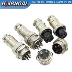 1Set GX16 2/3/4/5/6/7/8/9 Pin Male & Female 16mm ibuw Metal Circular Aviation Connector Socket Plug 2PIN 3PIN 4PIN 5PIN 6PIN