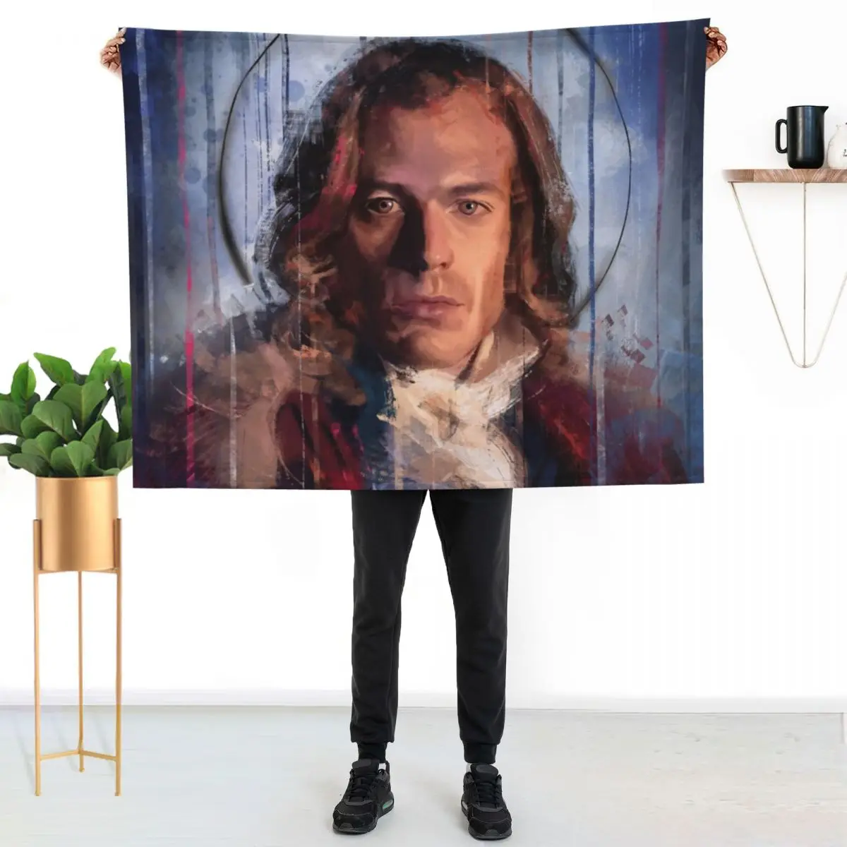 Wolf Hunter Throw Blanket Summer Plaid on the sofa Beautifuls blankets and throws Decorative Throw Thermal Blankets