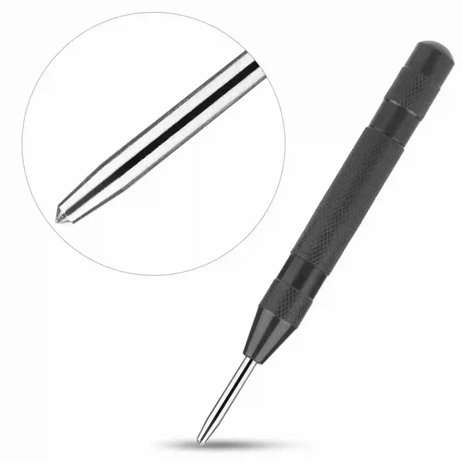 ZK40 High Speed Steel Automatic Center Punch Spring Loaded Mechanism Marking Punching Tool