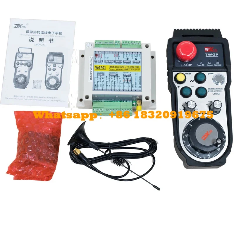 WiXhc CTWGP CNC 6Axes Remote Controller Electronic Handwheel CNC Encoder 5v/12v/24v 100ppr 25ppr For Fanuc GSK Masso CNC System