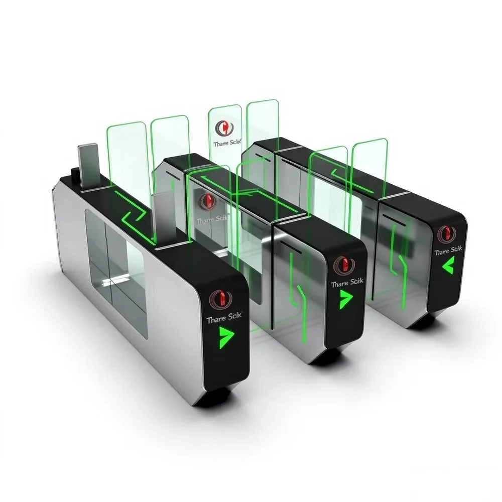 Automatic Electronic Access Gate Turnstile Multi-ID Anti-Tailgating Reliable Airport Security Solution