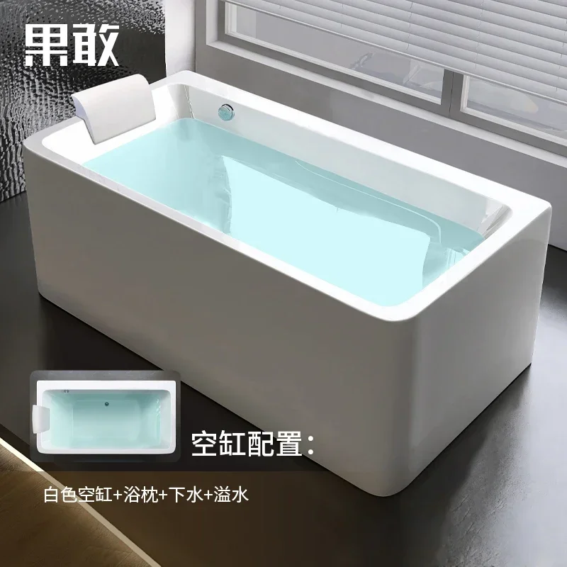 

crylic intelligent massage adult bathtub constant temperature heating freestanding Japanese bath