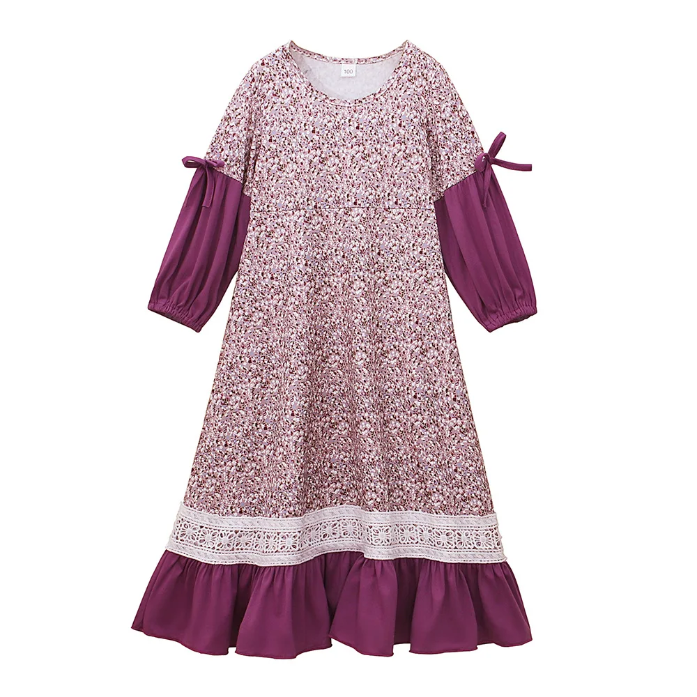 

Мусульманская абайя халат и платок для девочек детский хиджаб Молитвенное платье химар Паранджа кафтан детское платье Исламская одежда Jalabiya