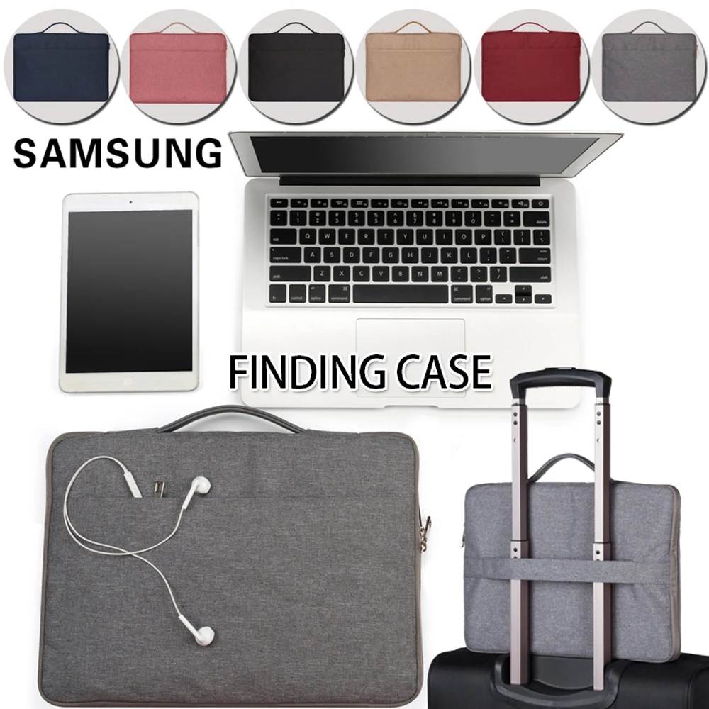 Bag for Samsung Notebook 7/Notebook Odyssey/Chromebook 2/3 Laptop Side Zipper Laptop Sleeve Handbag Briefcase