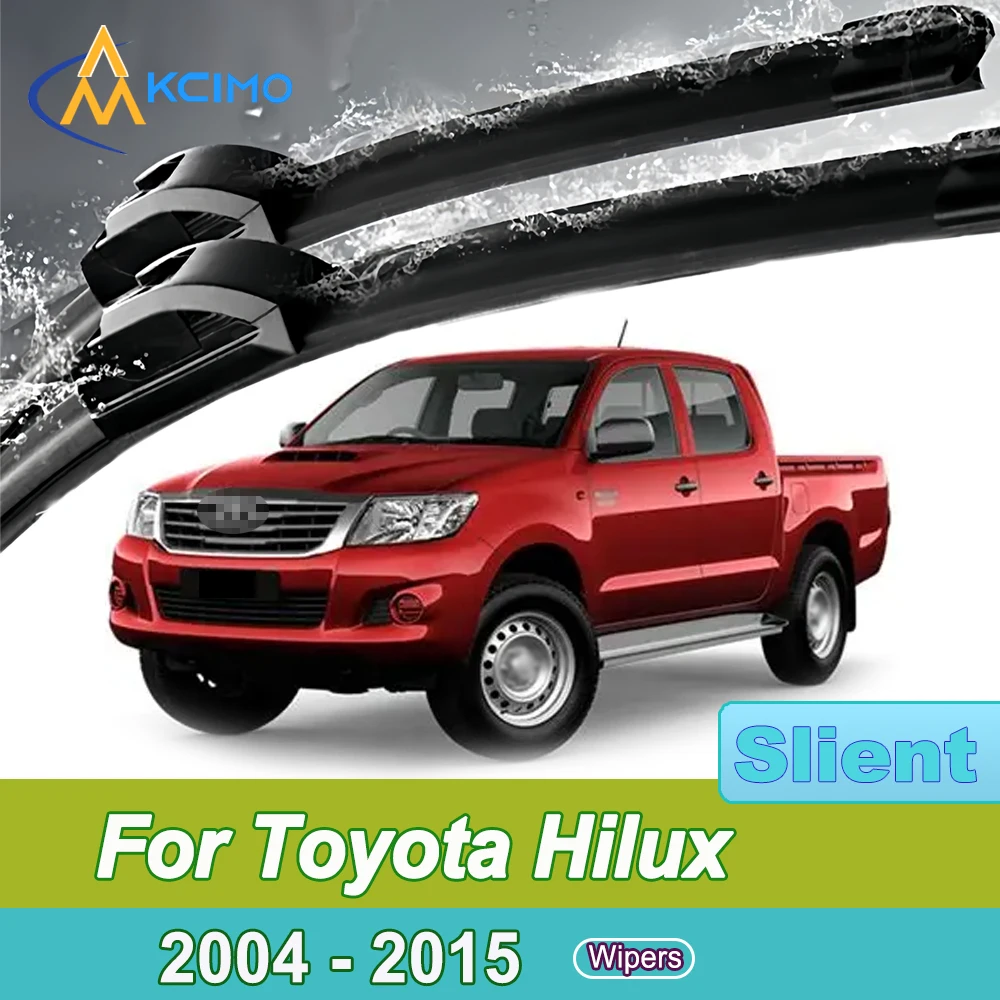 

2pcs Quiet Beam Wiper Blades for Toyota Hilux AN10 AN20 AN30 2004-2015 Silent Windshield Wipers with Quick Installation
