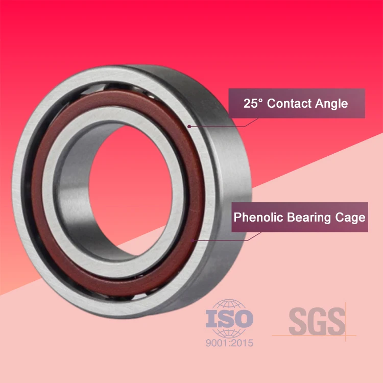High-Speed 7022 Angular Contact Ball Bearing for Farm Construction  Machinery Single Double Options P5 P6 Precision