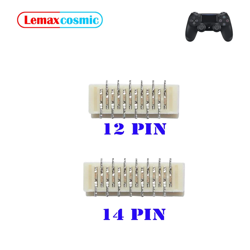 Charging Battery Contact Connector 12/14 Pin Ribbon Contact Clip Socket JDM-001 011/030/040/050 For Sony Playstation 4 PS4