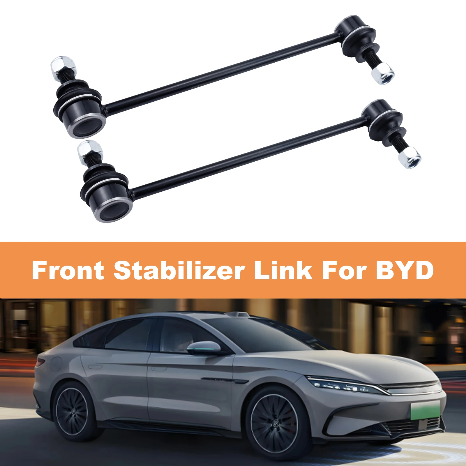 

2Pcs Front Stabilizer Link For BYD HAN DM 2.0T 2020- SONG PLUS YUAN TANG QIN PLUS/Pro DOLPHIN KING 05 Coupling Rod Accessories