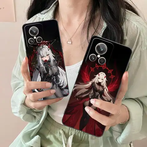 Genshin Impact Ronova Cassa Del Telefono per Realme 15 14 13 12 11 10 9 Pro Plus T i Lite 5G Stampa Colorata Copertura di Lusso Bello