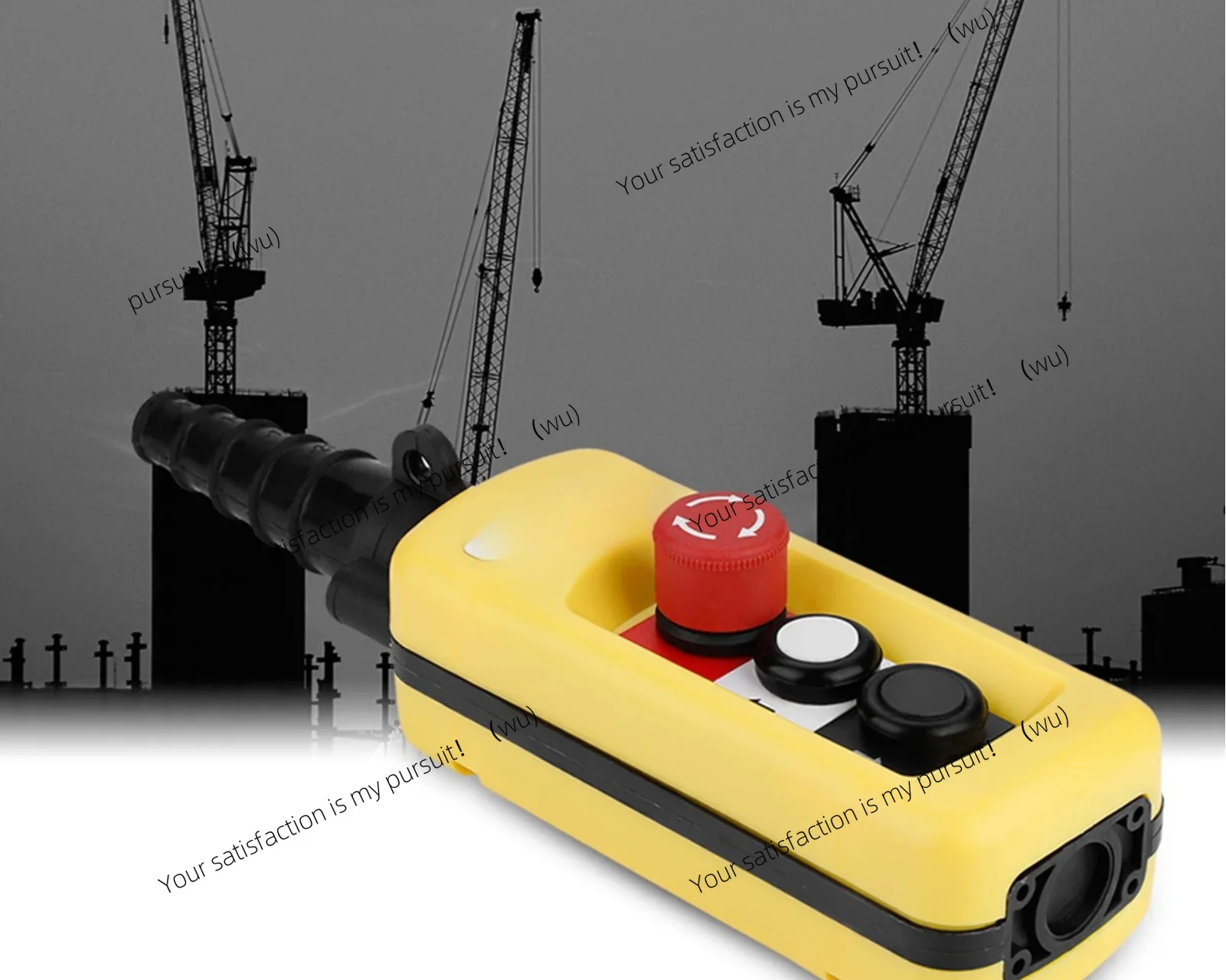 for Crane Chain Hoist Push Button Switch Lifting Pendant Controller with Emergency Stop Hoist  Controller Hoist Control System