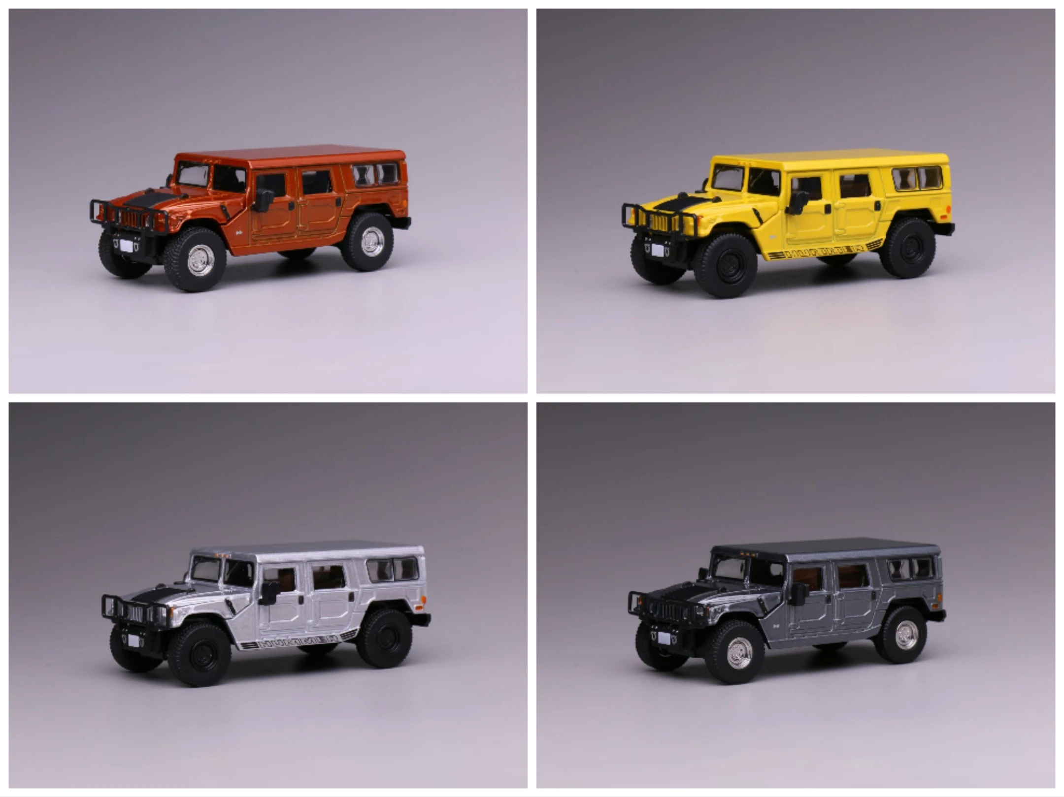

596 model 1:64 hummer h1 diecast alloy car model