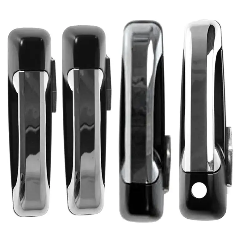 

AC34-Car Front & Rear Exterior Door Handle Set With Driver Side Hole For Dodge Ram 1GH291XRAJ,1GH271XRAG,1GH261XRAG