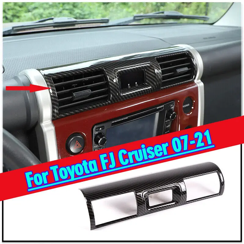 

Аксессуары для отделки центральной крышки воздуховыпускного отверстия из АБС-пластика для Toyota FJ Cruiser 07-21