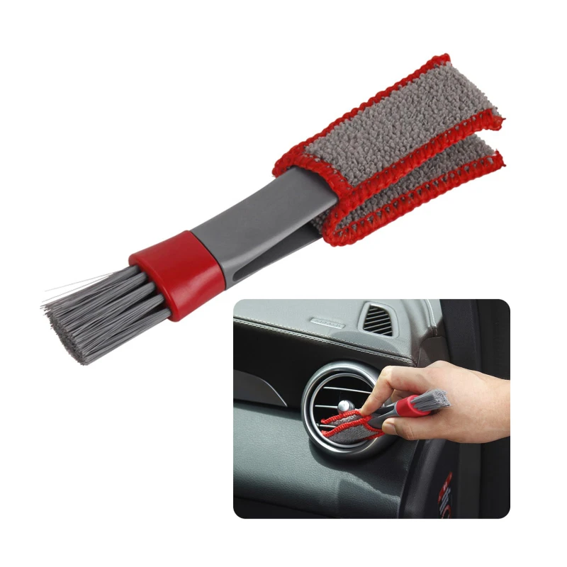 

Car Air Conditioner Vent Brush Microfibre Car Grille Cleaner Auto Detailing Blind Duster Car Cleaning Brush Interior Accessories