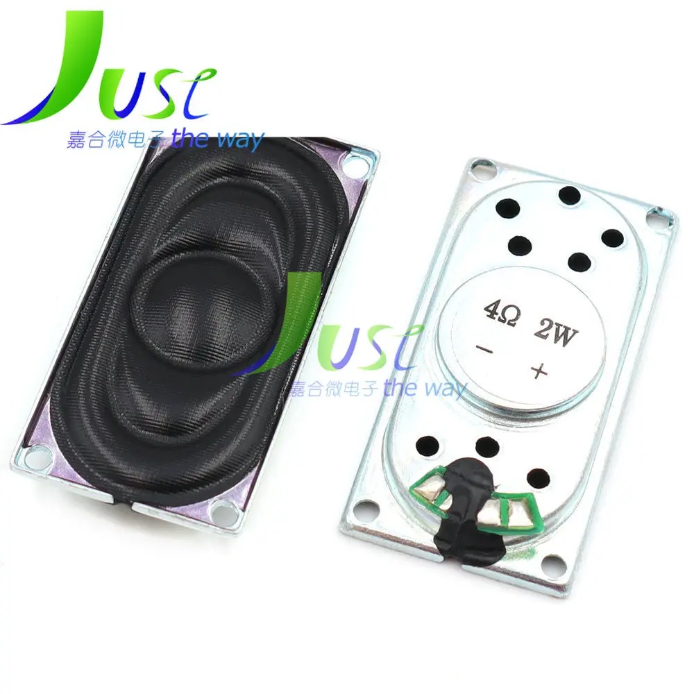 2Pcs/lot 2040 4Ohm 2W DIY Computer Speaker  Audio Portable Speakers Notebook Speaker 4020 Internal magnetic ultra-thin loudspeak