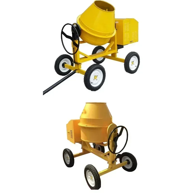 Mobile Concrete Mixer Machine 125L 140L 160L 180L 200L 220L 280L Portable  Cement Mixers For Sale