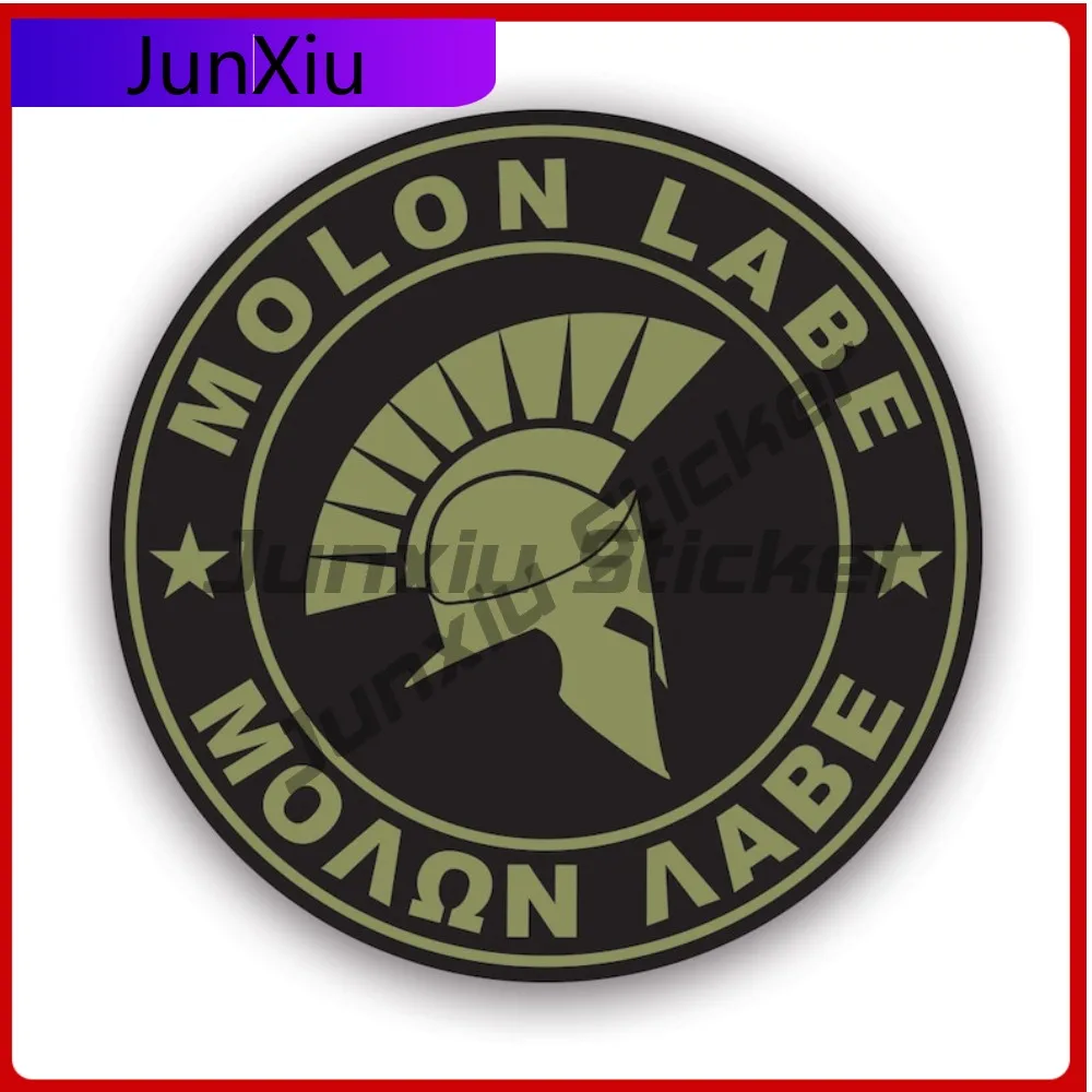 

Od Green Molon Labe Sticker Creative Decals Uv Protected Come Take Them 2nd Ammendment V1e Olive Drab Spartan Spartans Auto