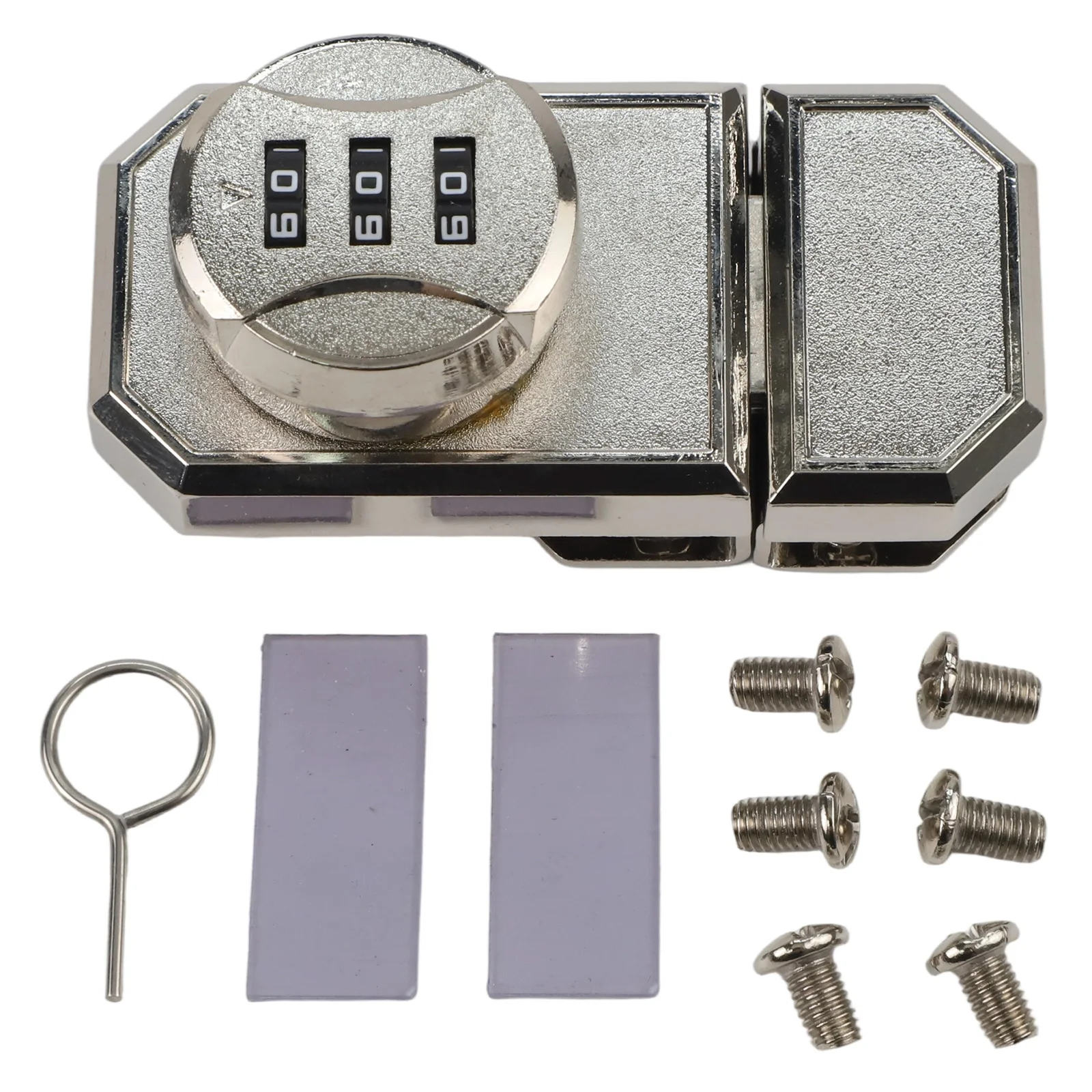 Stylish Combination Lock Glass Combination Lock 3-8mm Thickness Adjustable Thickness Lock For Glass Cabinet Doors