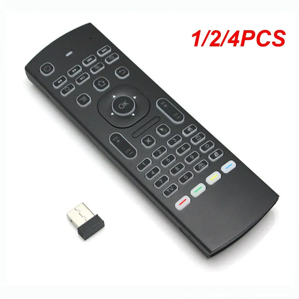 1/2/4PCS Smart Voice Remote Control Air Mouse Backlit MX3 2.4G RF Wireless Keyboard IR Learning For Android 9.0 TV BOX