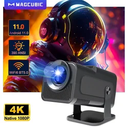 Proiettore Magcubic 4K Android 11 Nativo 1080P 390ANSI HY320 Dual Wifi6 BT5.0 1920*1080P Cinema Proiettore portatile aggiornato HY300