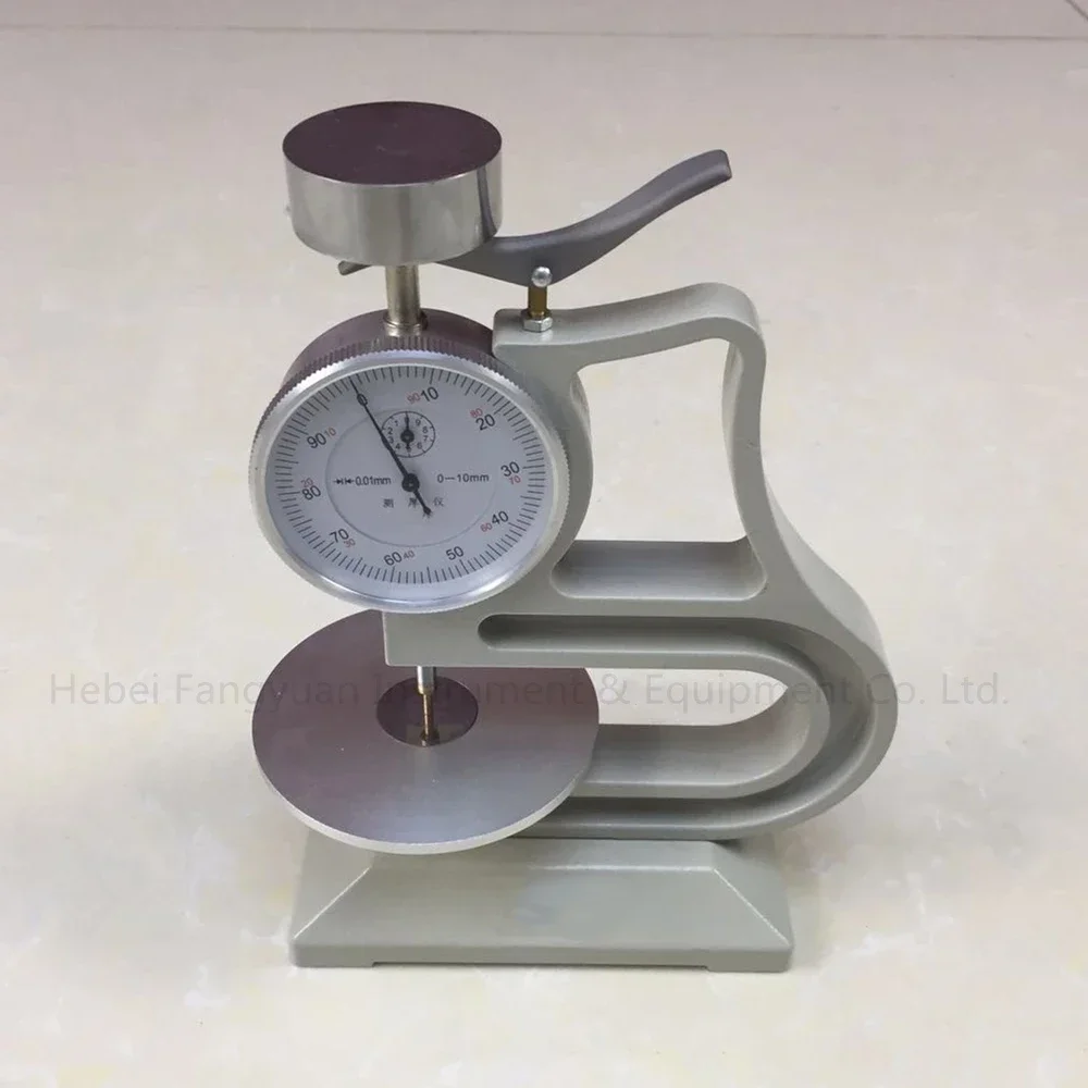 Thickness Gauge for Measuring Thickness of Vulcanized Rubber and Plastic Products