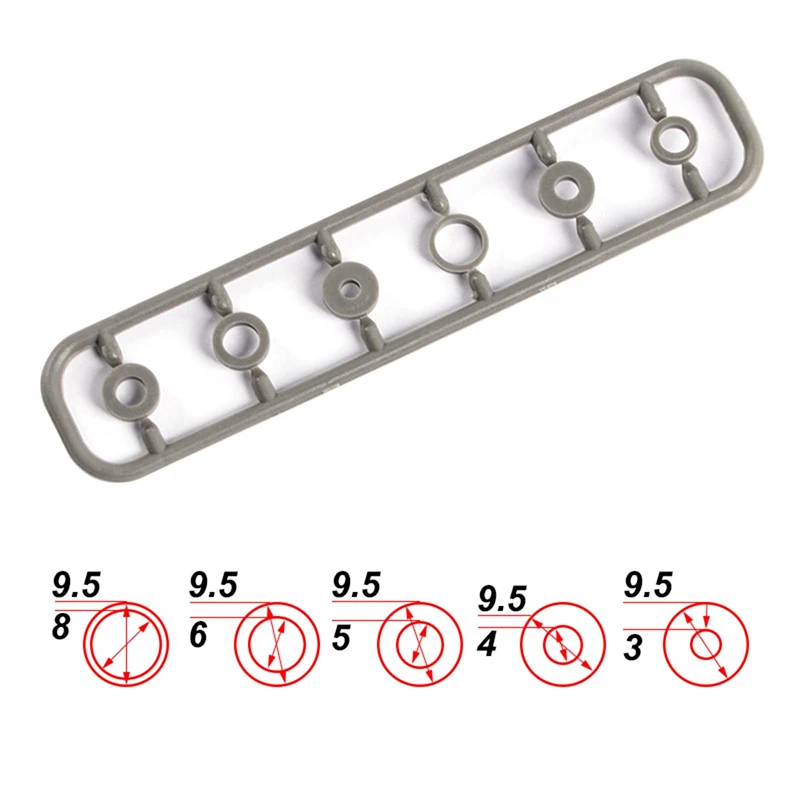 Hélices CW CCW RC 7x5 8x6 9x6 10x7 pulgadas hélice de nailon de accionamiento directo gris de 2 paletas con anillos adaptadores para planeador de Dron RC Airplan