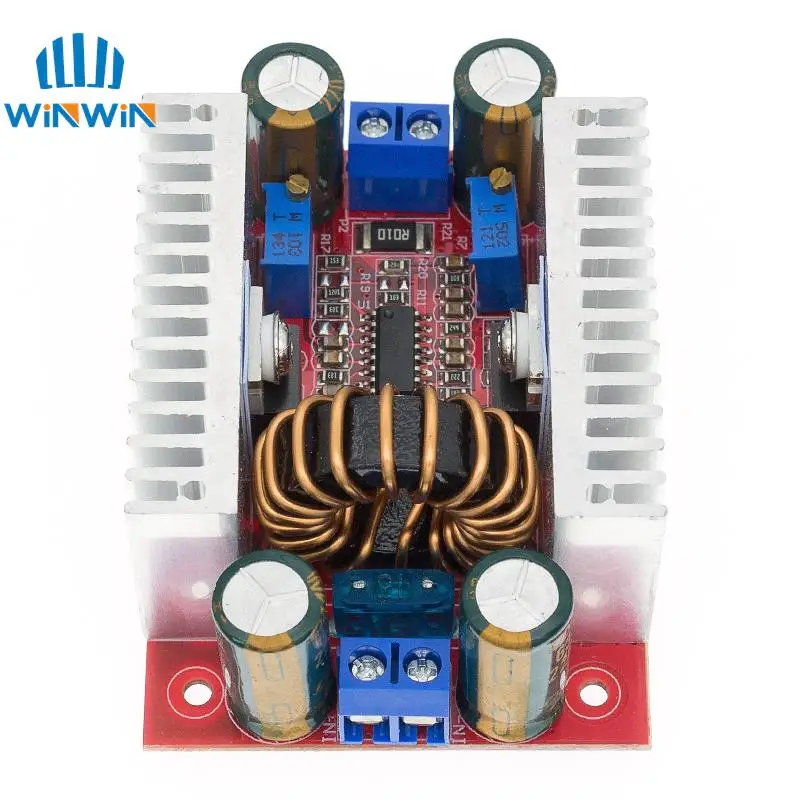 DC 400W 15A Step-up Boost Converter Constant Current Power Supply LED Driver 8.5-50V to 10-60V Voltage Charger Step Up Module