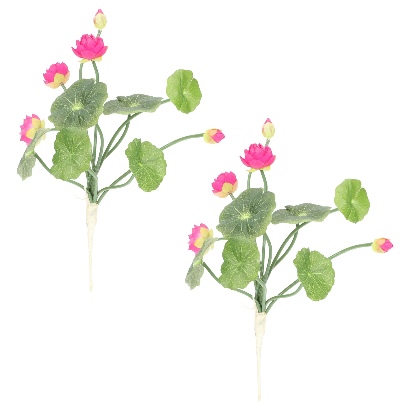 

2Pcs Lotus Prop Artificial Lotus Decoration Fake Flower Ornament for Wreath Centerpiece Simulation Flower Adornment Home