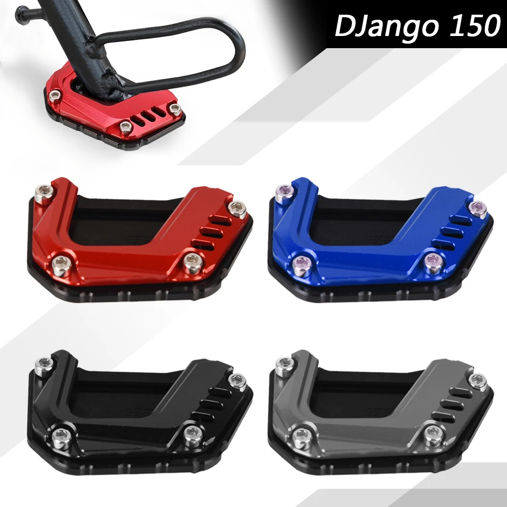 New Motorcycle Accessories For Peugeot DJango 150 2021 2022 2023 2024 Side Stand Enlarge Kickstand Enlarger Support Extension