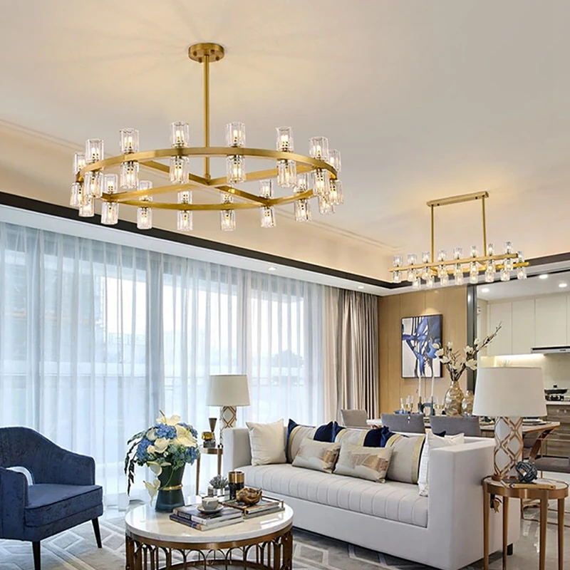 

2025 Nordic Glass Ceiling Chandeliers LED Lighting dimmable designer light Hanging Lamps for Ceiling Bedroom Lustre