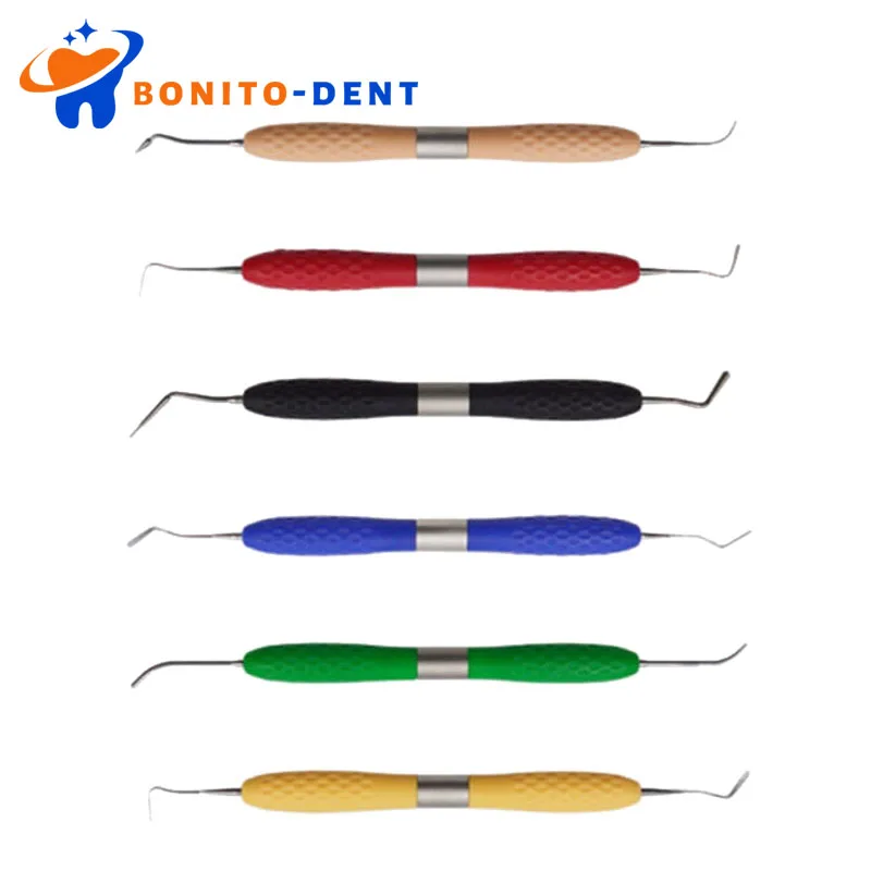 High Quality Dental Instruments Resin Composite Filling Set Aesthetic Restoration Kits Filler Spatula With Silicone Handle