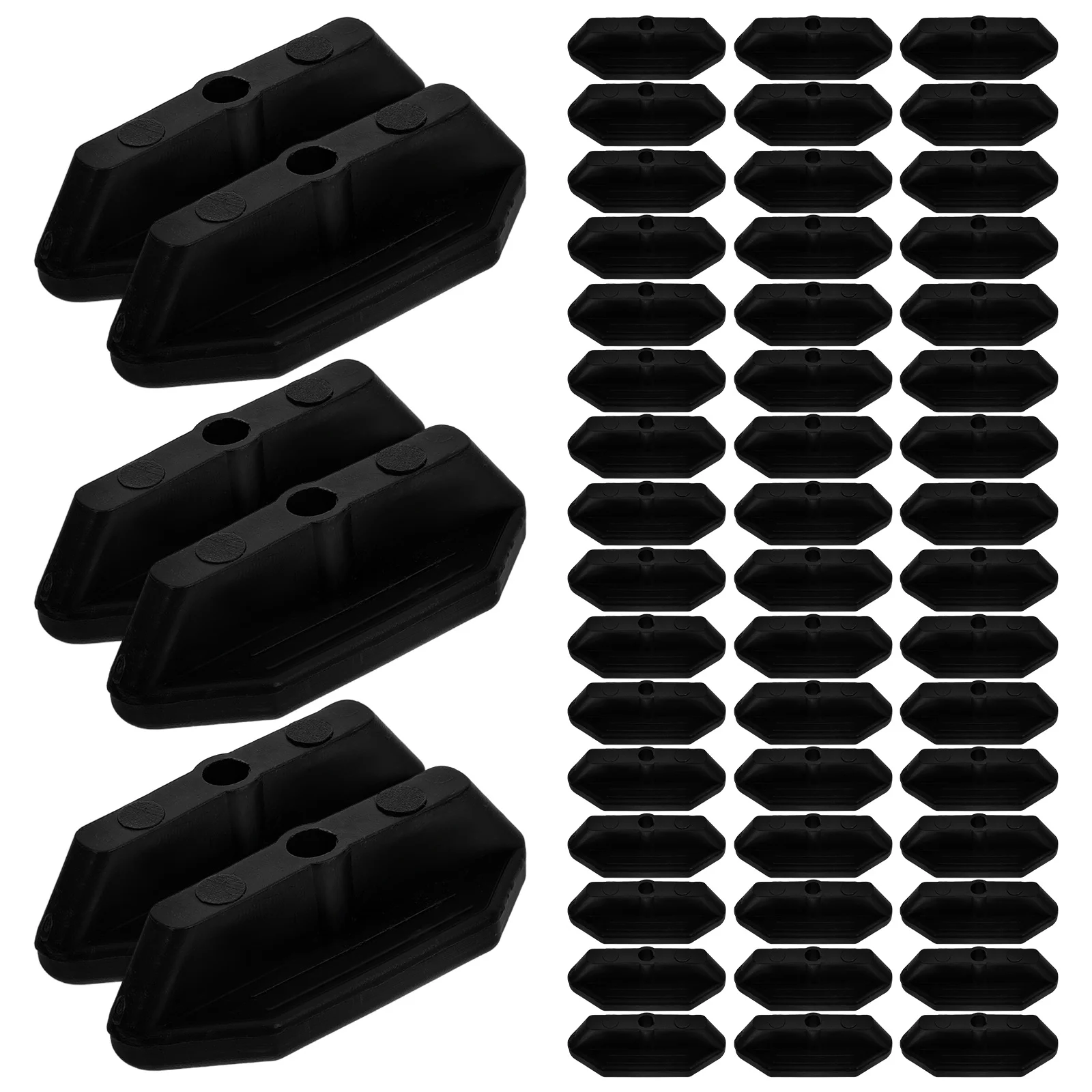 

100Pcs Narrow Gap Deck Fasteners Deck Clips Hidden Fixing Wood Plastic Flooring Composite Decking Boards