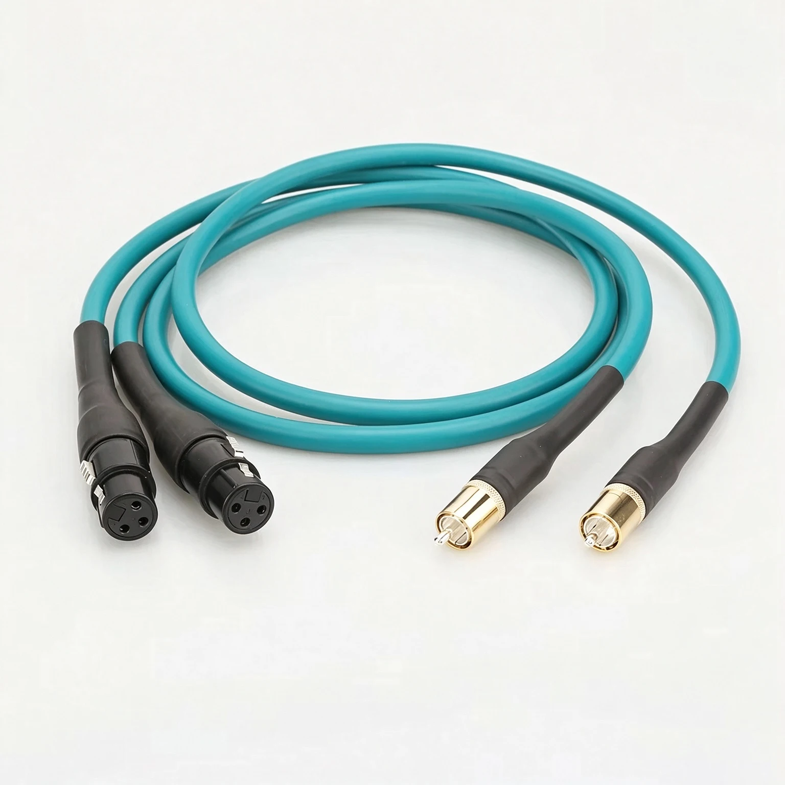 Pair Hi‑End Audiophile Audio RCA Interconnect Cable RCA Male to XLR Male Female HiFi Signal Wire for Amplifier CD DVD DAC Player