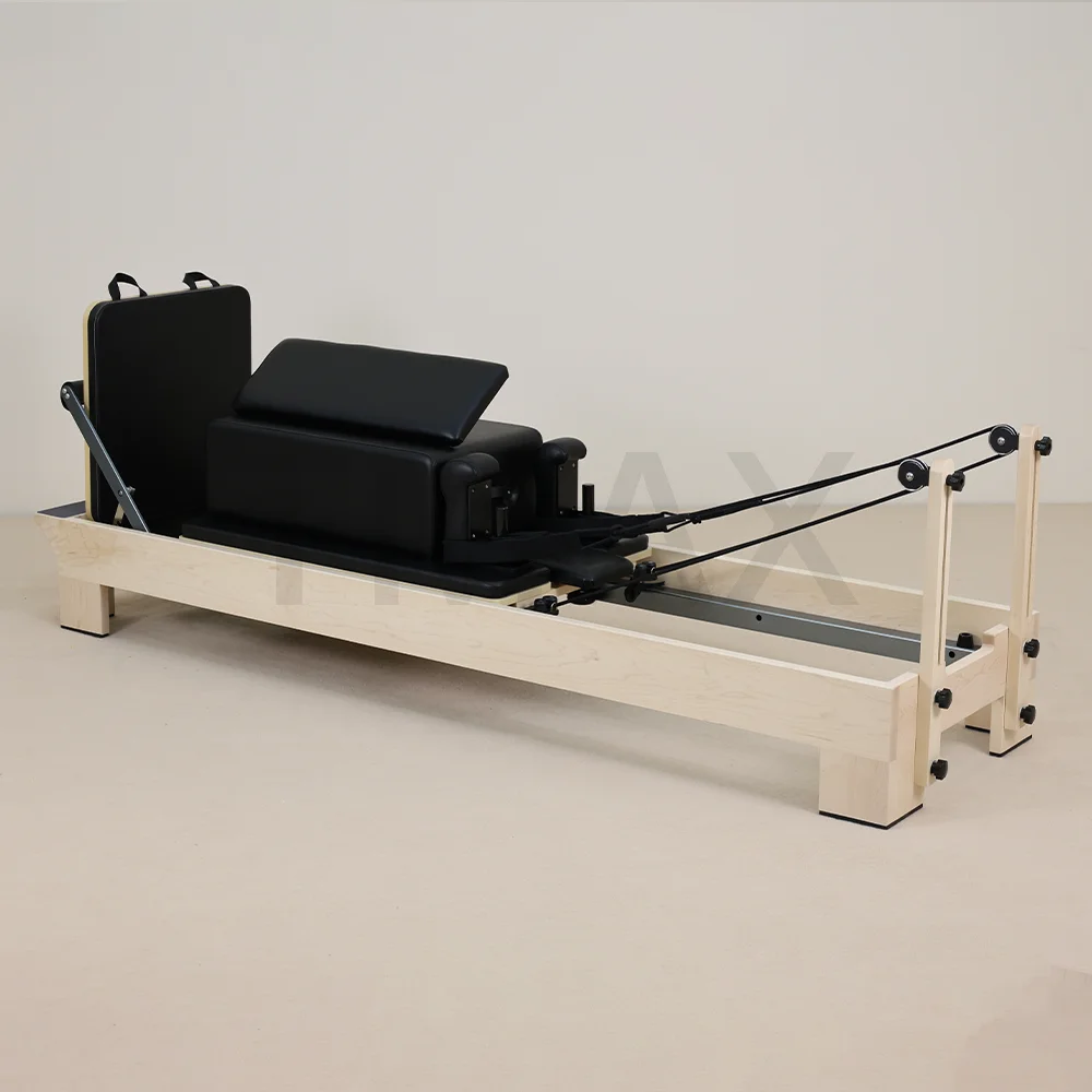 

Tmax индивидуальный реформатор Maple Fitness деревянное оборудование Maple Pilates Machine Reformer