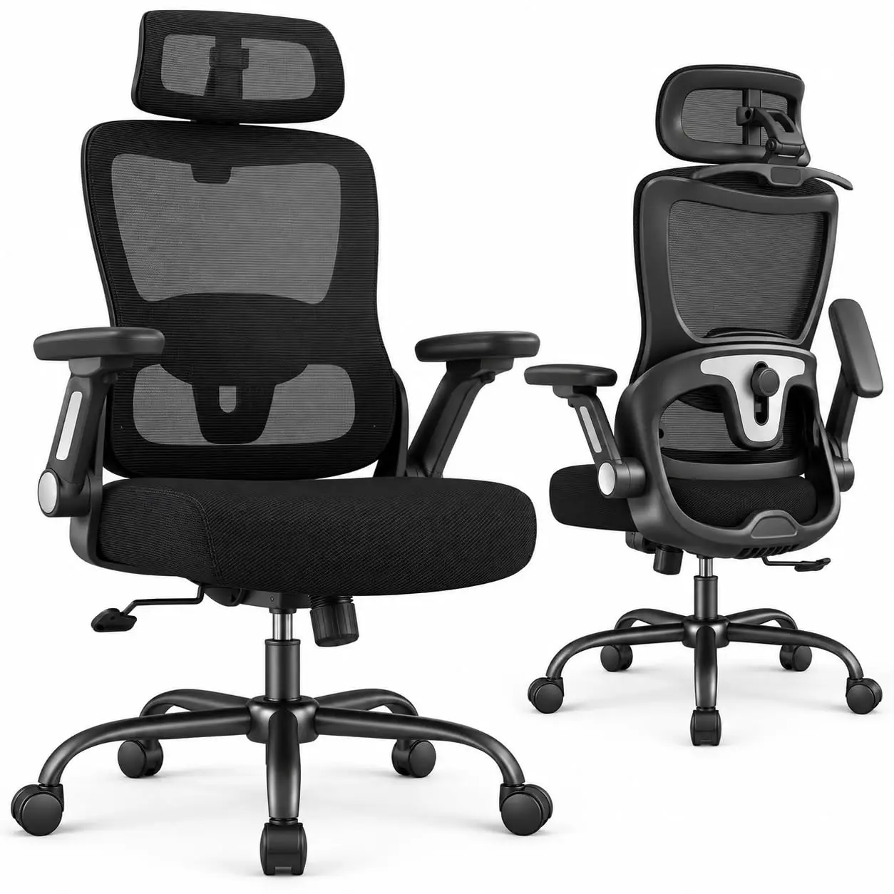 Ergonomic High Back Mesh Office Chair, Big & Tall Swivel Desk Chair, Customized