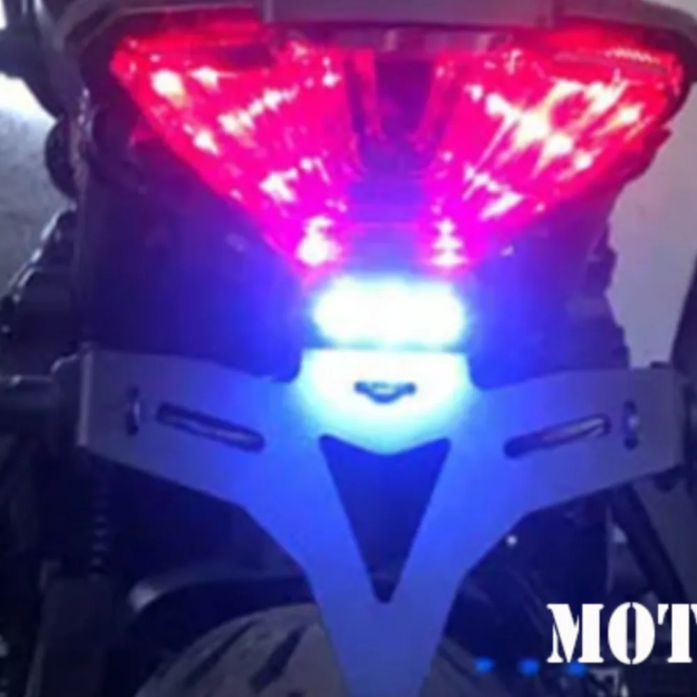 

2022 2023 2013-2024 For Yamaha MT-07 FZ-07 Cage Rear Fender Registration Bracket License Plate Holder MT 07 MT07 Tail Tidy