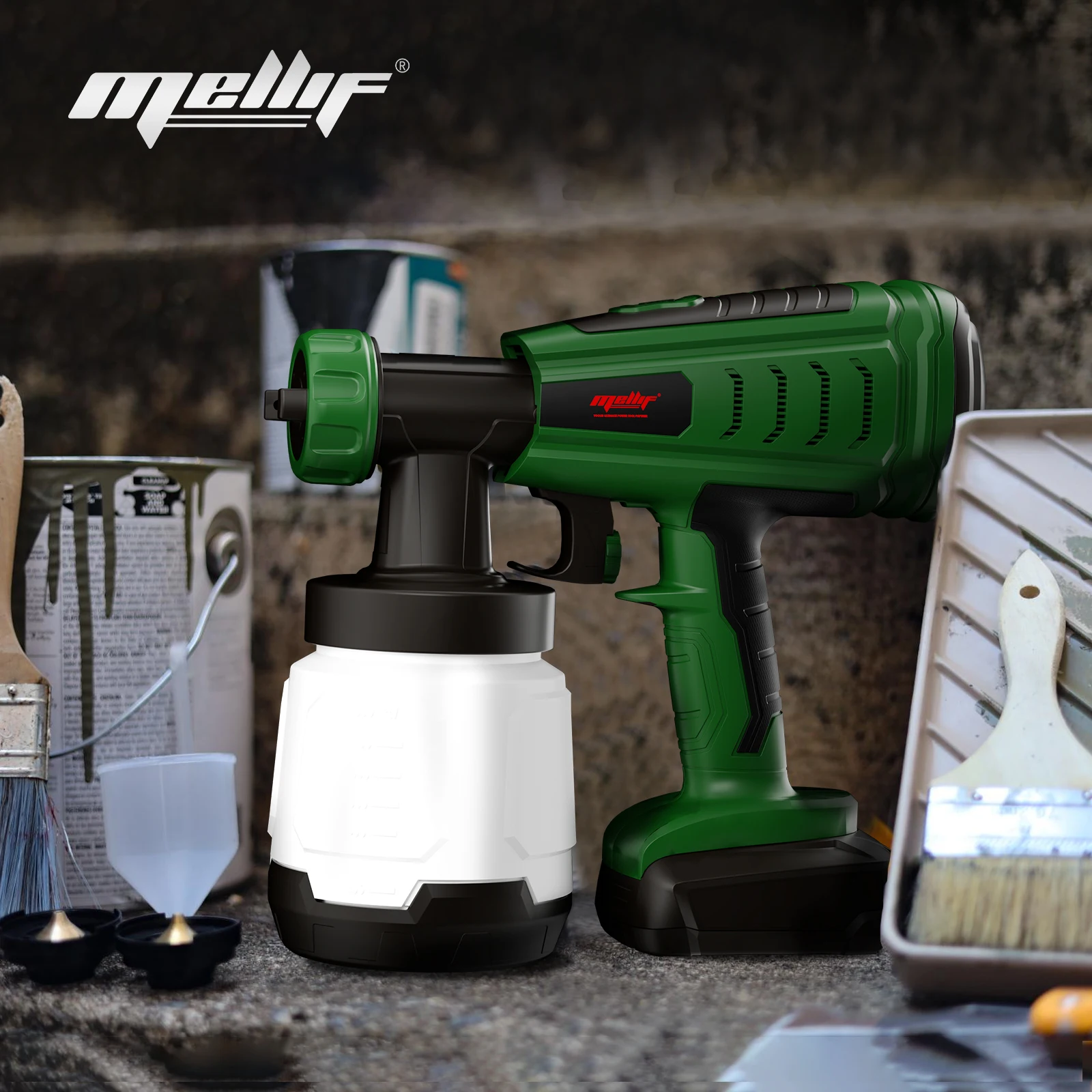 Cordless Paint Sprayer for Bosch Professional 18V Battery with 3 Spray Patterns for Painting Ceiling Fence(Tool Only)