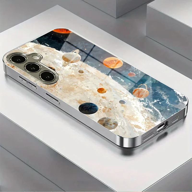 Electroplated Glass TPU for Samsung Galaxy S26 S25 S24 S23 S22 S21 FE,Ultra,Plus Scratch Resistant Drop resistant high quality