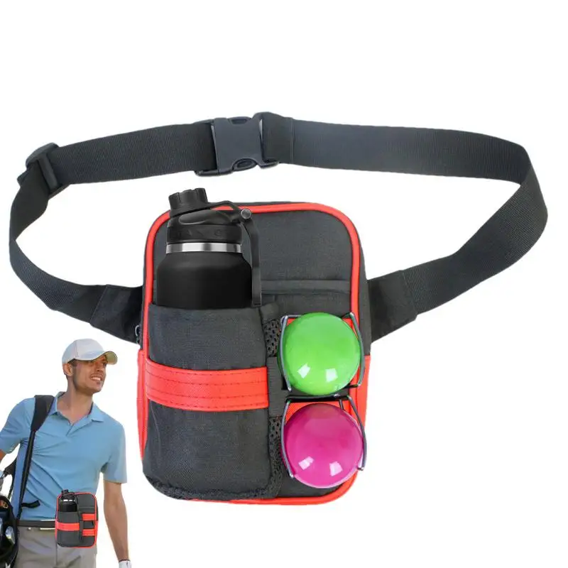 Golf Accessory Bag Large Fanny Pack Water Proof Hiking Waist Pack Stretch Outdoor Sports Waist Bag Golf Bag Accessories Hiking