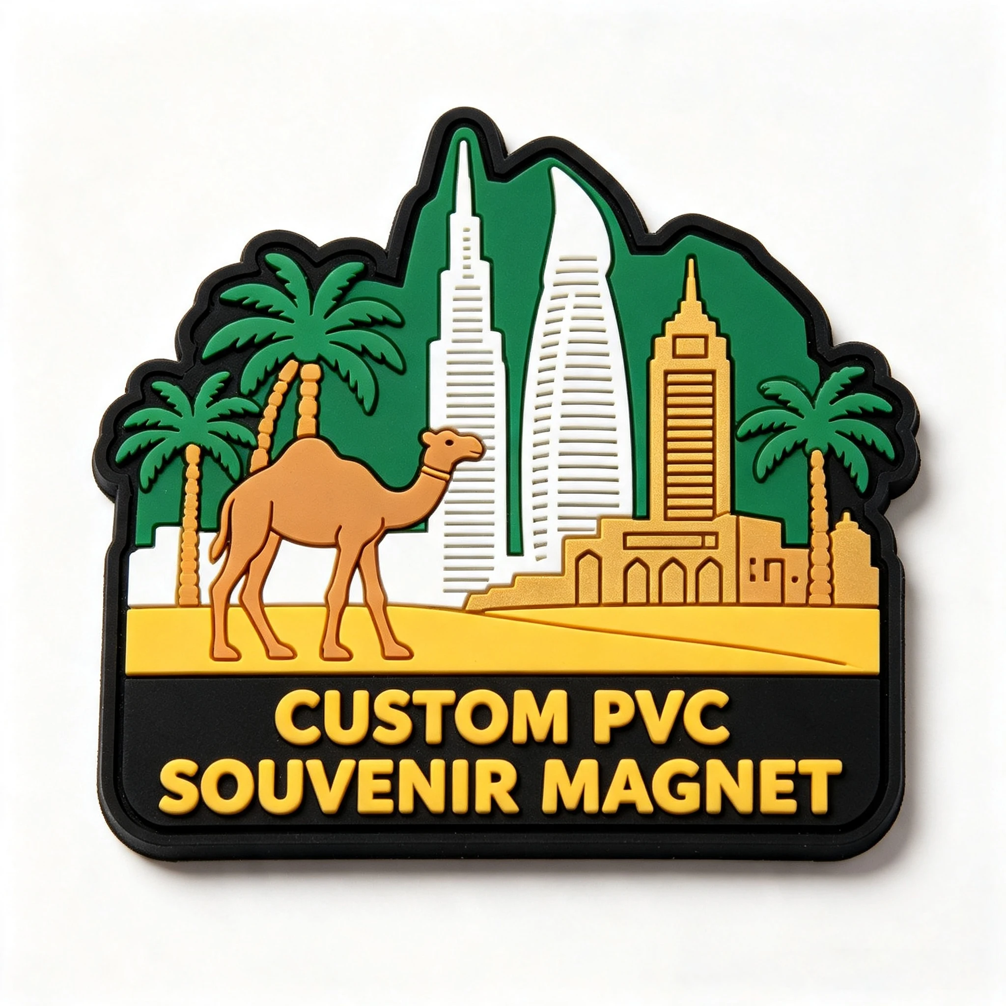 Factory Custom 3D/2D Die Cut Soft Rubber PVC Fridge Magnet Refrigerator for Gifts Fridge Magnet