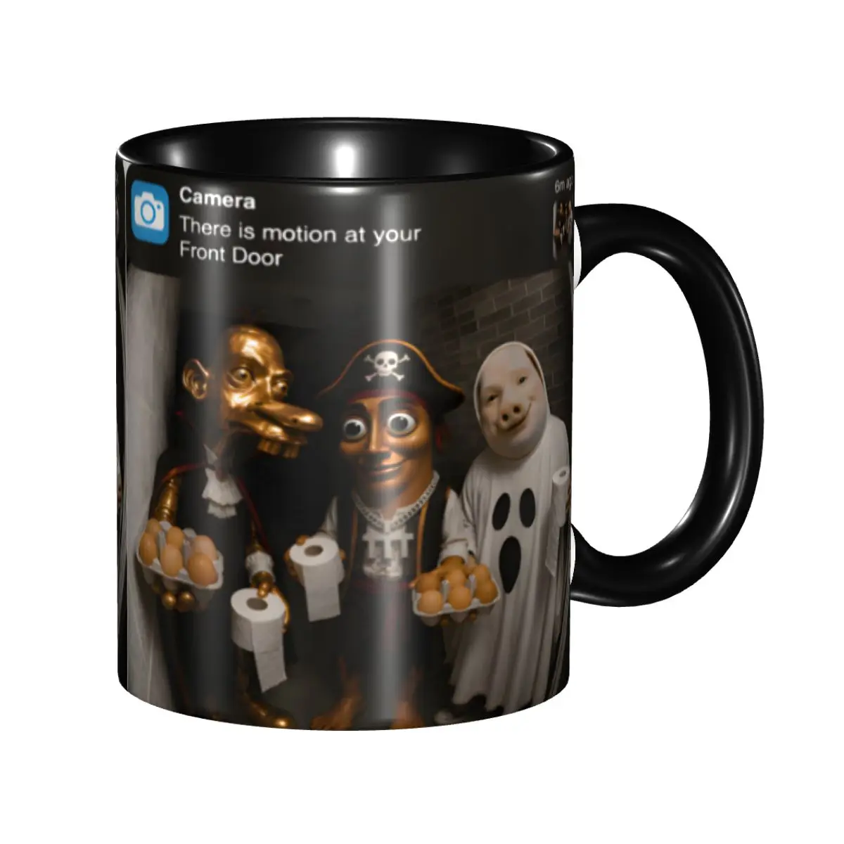 Unique Design There Is Motion At Your Front Door Tung Tung Tung Sahur Meme Accessories Mugs Funny Tea Cup