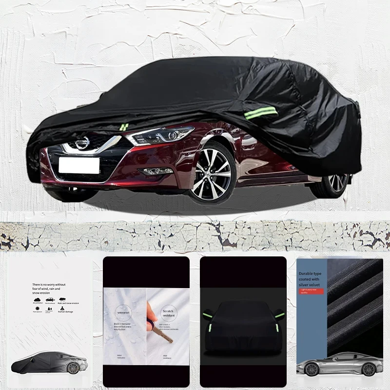 

For-Nissan-Cima-Anti-UV-Sun-Shade-Rain-Snow-Resistant-Dustproof-Black-cover-Car-umbrella-Full