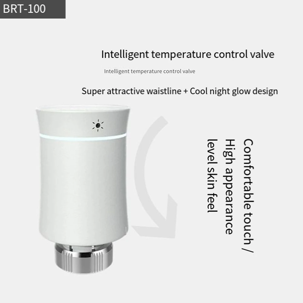 

M01K MOES TRV Zigbee 3.0 Tuya Умный термостатический клапан для радиатора с программированием, управлением температурой и голосовым управлением Alexa