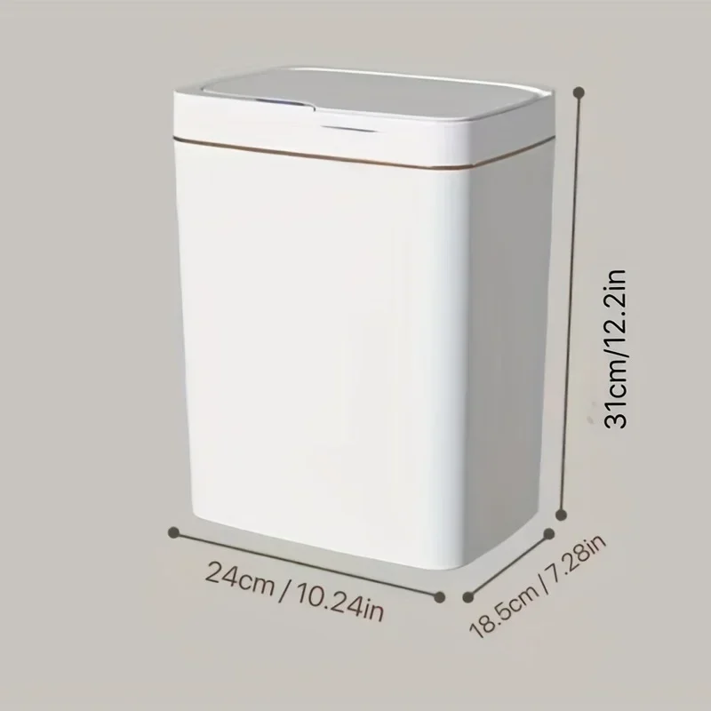 Smart Auto-Open Trash Can with Advanced Sensor Effortlessly Maintain Clean Battery Powered Lid Technology Odor-Free Disposal