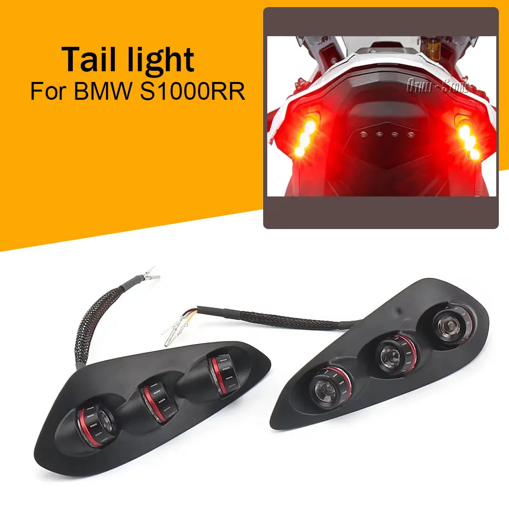 

2023- Rear Lights LED Turn Signal For BMW S1000 RR Indicators Directional Flasher Taillight S1000RR In-Tail LED Integrated Light