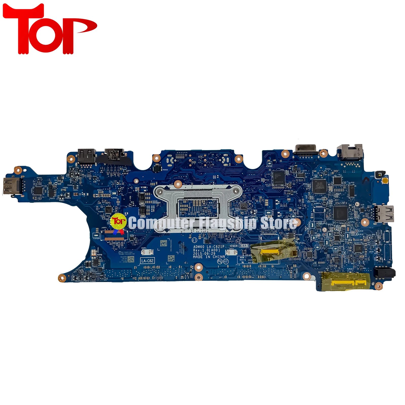 0 dv5yh LA-C621P laptop motherboard für dell latitude 5270 e5270 I5-6300U mainboard schnelle versand