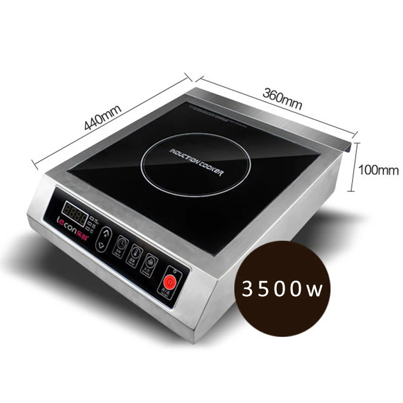 Коммерческая индукционная плита 3500 Вт, индукционная плита высокой мощности, плита для отеля, варочная панель