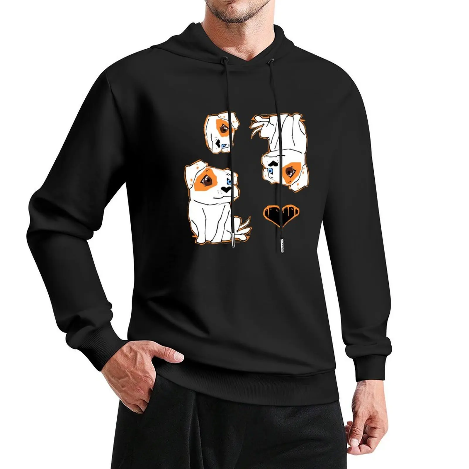 Sweet Honey Beardog - Pattern 1 Pullover Hoodie mens clothes japanese style designer hoodies